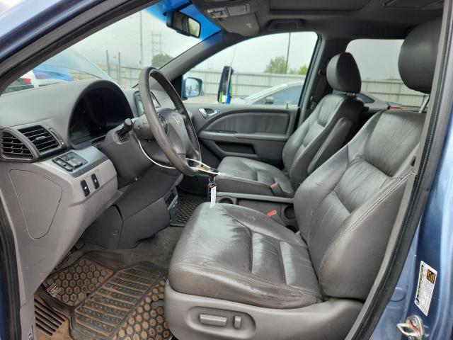 5FNRL3H72AB050533 - 2010 HONDA ODYSSEY EXL BLUE photo 7