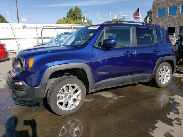 ZACCJBBB6JPG93480 - 2018 JEEP RENEGADE LATITUDE BLUE photo 1