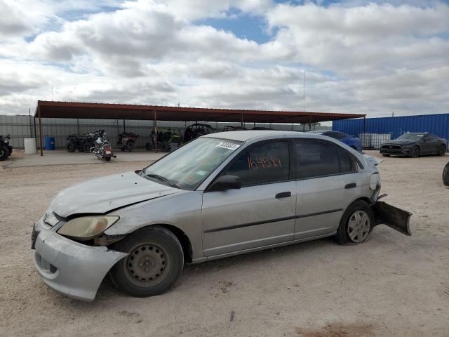 2HGES16385H560828 - 2005 HONDA CIVIC DX VP GRAY photo 1