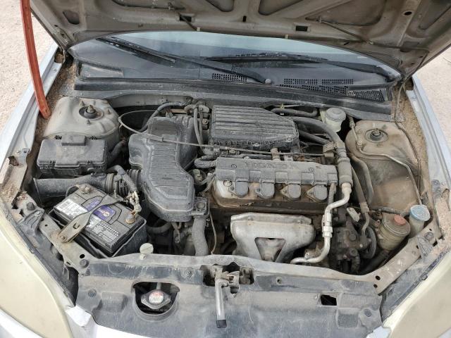 2HGES16385H560828 - 2005 HONDA CIVIC DX VP GRAY photo 11