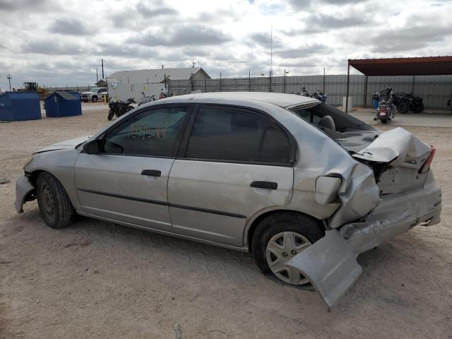2HGES16385H560828 - 2005 HONDA CIVIC DX VP GRAY photo 2
