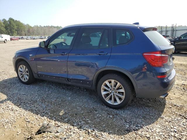 5UXWZ7C33H0X39498 - 2017 BMW X3 SDRIVE28I BLUE photo 2