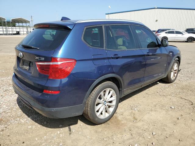 5UXWZ7C33H0X39498 - 2017 BMW X3 SDRIVE28I BLUE photo 3