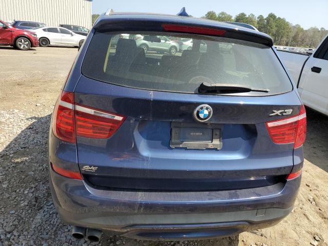 5UXWZ7C33H0X39498 - 2017 BMW X3 SDRIVE28I BLUE photo 6