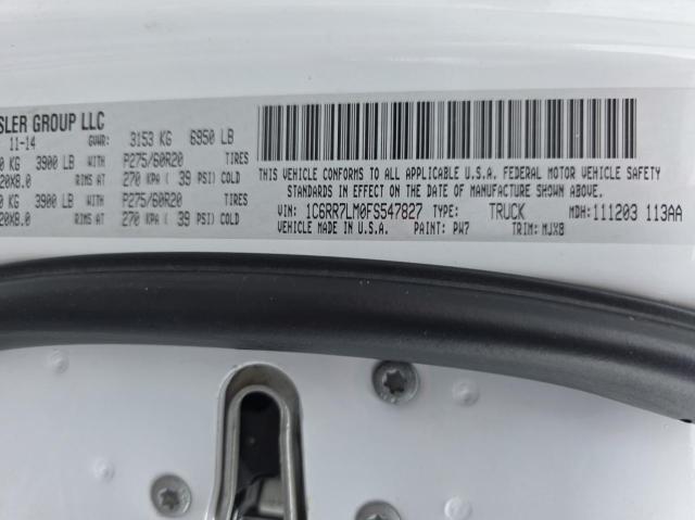 1C6RR7LM0FS547827 - 2015 RAM 1500 SLT Ağ foto 10