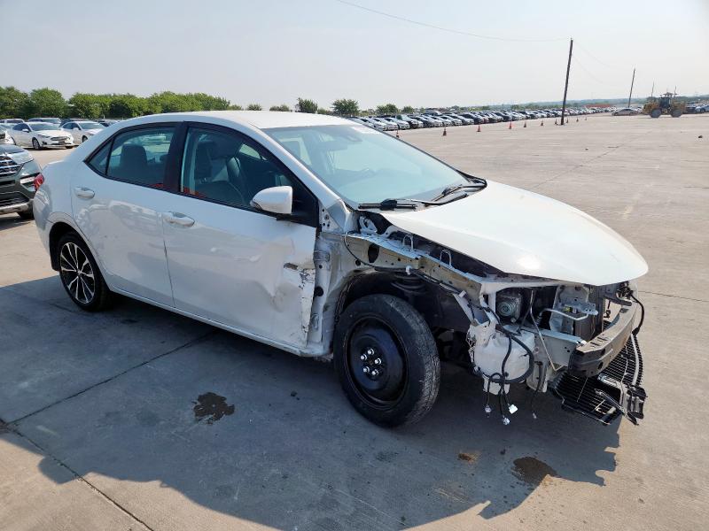 5YFBURHE4KP925794 - 2019 TOYOTA COROLLA L WHITE photo 4