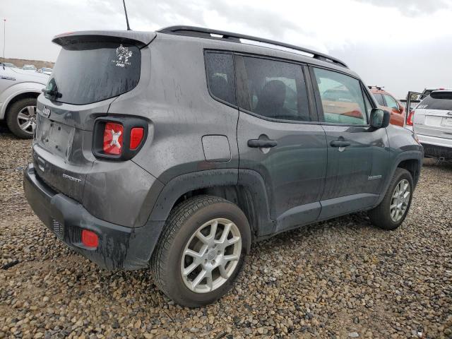 ZACNJBAB0LPL47127 - 2020 JEEP RENEGADE SPORT GRAY photo 3