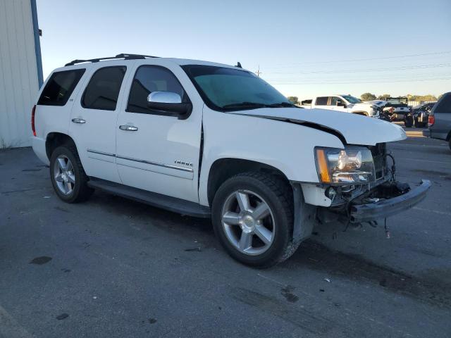 1GNUKCE05AR207784 - 2010 CHEVROLET TAHOE K1500 LTZ WHITE photo 4