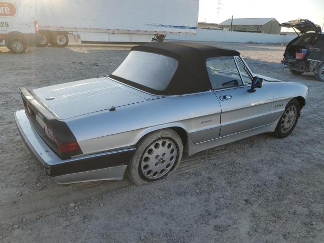 ZARBA5567H1052723 - 1987 ALFA ROMEO SPIDER QUADRIFOGLIO SILVER photo 3