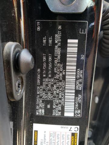 JTEBU5JR1L5742837 - 2020 TOYOTA 4RUNNER SR5/SR5 PREMIUM 黑色 照片 12