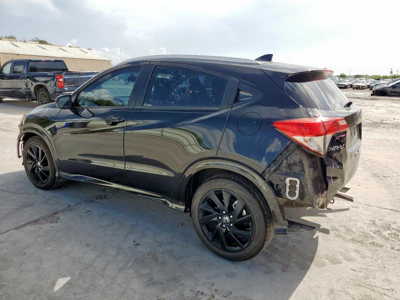 3CZRU5H12MM714456 - 2021 HONDA HR-V SPORT BLACK photo 2