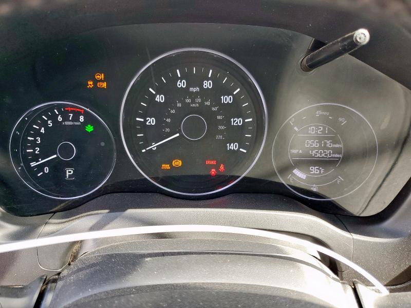 3CZRU5H12MM714456 - 2021 HONDA HR-V SPORT BLACK photo 9