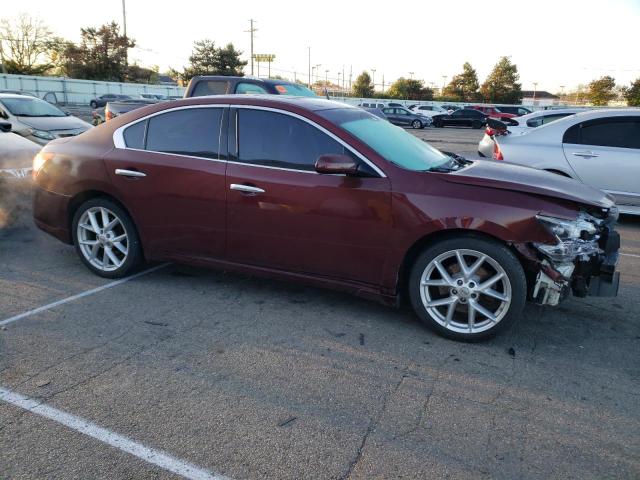 1N4AA5AP4BC828134 - 2011 NISSAN MAXIMA S BURGUNDY photo 4