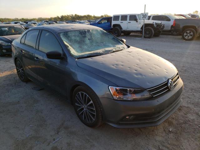 3VWB17AJ1GM404936 - 2016 VOLKSWAGEN JETTA SPORT GRAY photo 4