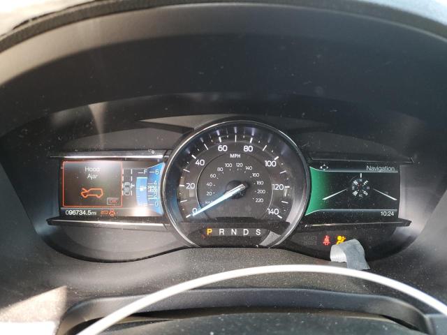 1FM5K8GT9KGB54159 - 2019 FORD EXPLORER SPORT Weiß Foto 9