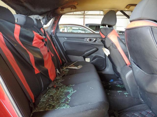 2HGFE2F20NH577194 - 2022 HONDA CIVIC LX RED photo 10