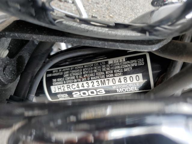 JH2RC44323M704800 - 2003 HONDA VT750 CDA 黑色 照片 10