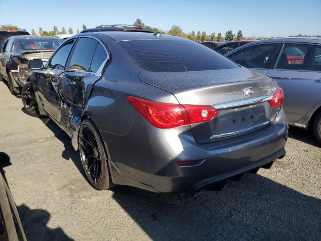 JN1BV7AP3FM343419 - 2015 INFINITI Q50 BASE GRAY photo 2