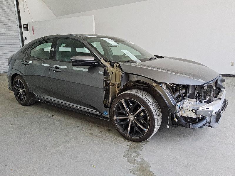 SHHFK7H94LU418453 - 2020 HONDA CIVIC SPORT TOURING GRAY photo 4