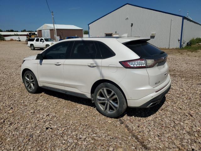 2FMTK4AP9FBB42165 - 2015 FORD EDGE SPORT WHITE photo 2