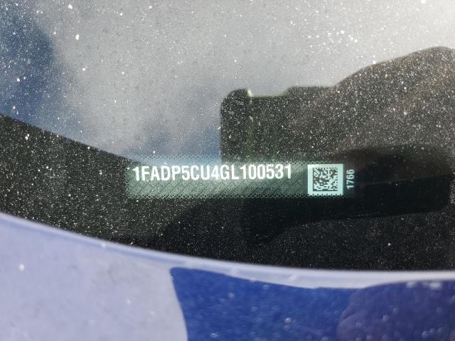 1FADP5CU4GL100531 - 2016 FORD C-MAX PREMIUM SEL BLUE photo 13