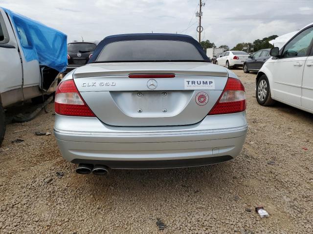 WDBTK72F38T099195 - 2008 MERCEDES-BENZ CLK 550 SILVER photo 6