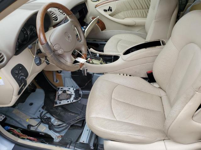 WDBTK72F38T099195 - 2008 MERCEDES-BENZ CLK 550 SILVER photo 7