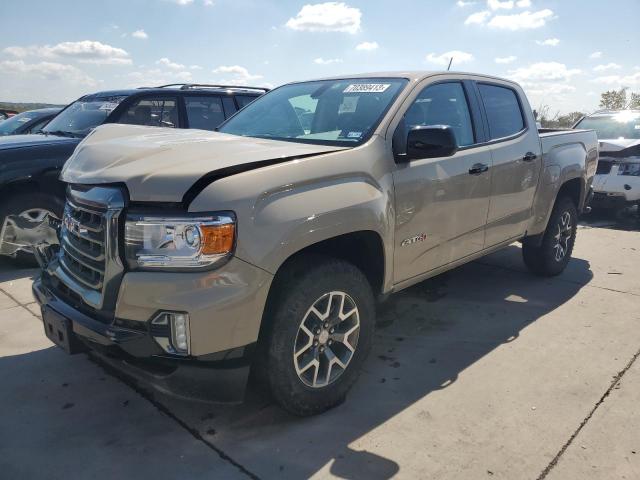 1GTG6FEN9M1264967 - 2021 GMC CANYON AT4 TAN photo 1