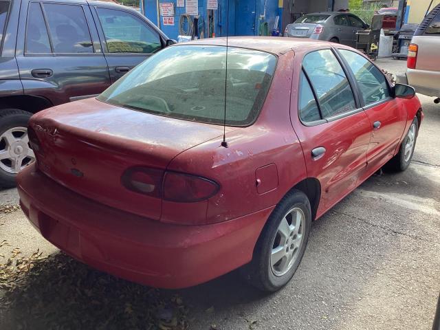 1G1JC524X27372876 - 2002 CHEVROLET CAVALIER BASE RED photo 4