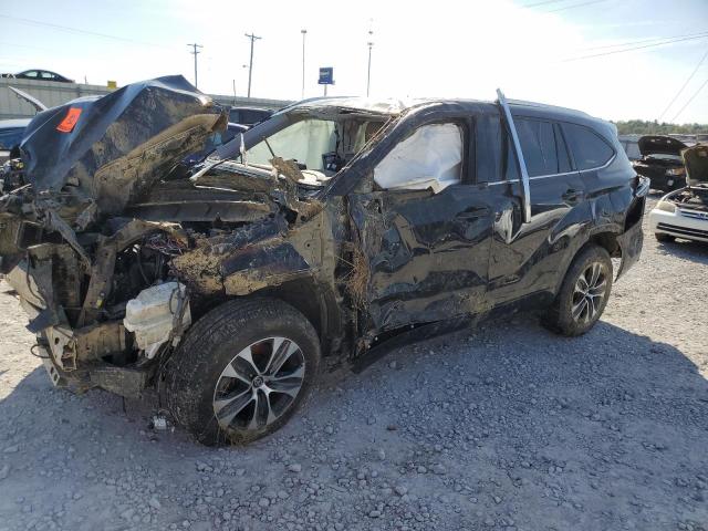 5TDGZRBHXMS546920 - 2021 TOYOTA HIGHLANDER XLE BLACK photo 1