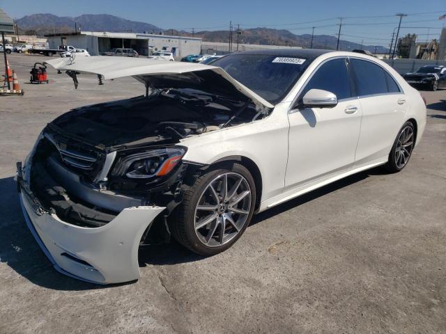 WDDUG6GB2JA359780 - 2018 MERCEDES-BENZ S 450 WHITE photo 1