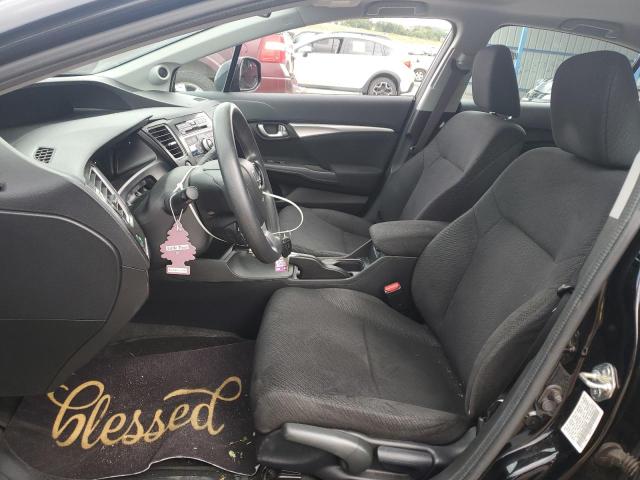 19XFB2F84DE075228 - 2013 HONDA CIVIC EX BLACK photo 7