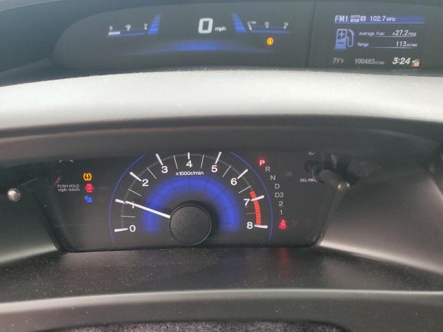 19XFB2F84DE075228 - 2013 HONDA CIVIC EX BLACK photo 9