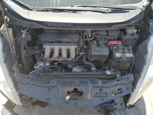 JHMGE8H48AS017266 - 2010 HONDA FIT SPORT BLACK photo 12