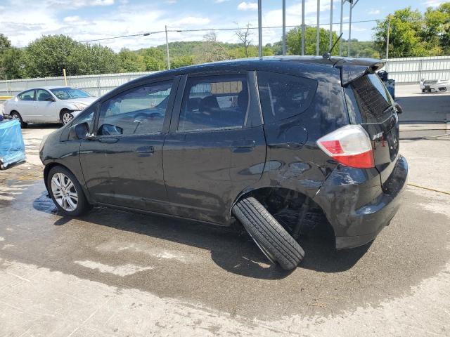 JHMGE8H48AS017266 - 2010 HONDA FIT SPORT BLACK photo 2