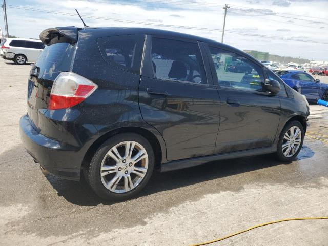 JHMGE8H48AS017266 - 2010 HONDA FIT SPORT BLACK photo 3