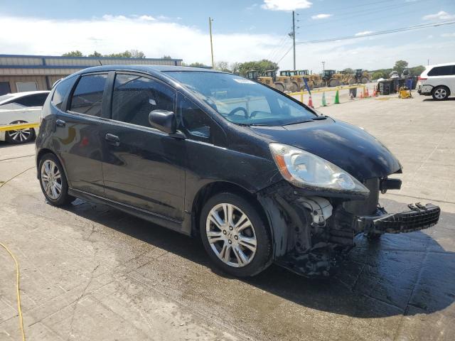 JHMGE8H48AS017266 - 2010 HONDA FIT SPORT BLACK photo 4