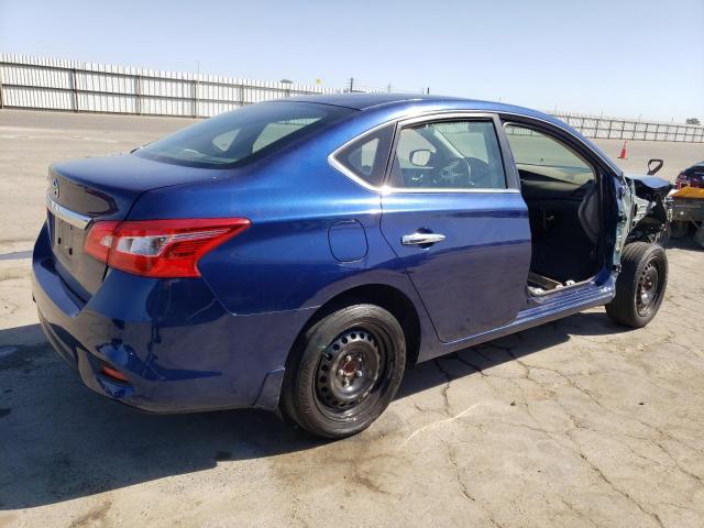 3N1AB7AP5KY275782 - 2019 NISSAN SENTRA S BLUE photo 3