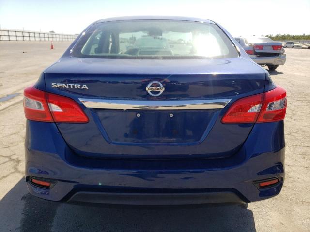 3N1AB7AP5KY275782 - 2019 NISSAN SENTRA S BLUE photo 6