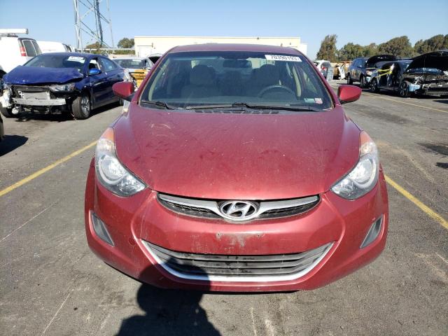 5NPDH4AE9DH177957 - 2013 HYUNDAI ELANTRA GLS RED photo 5