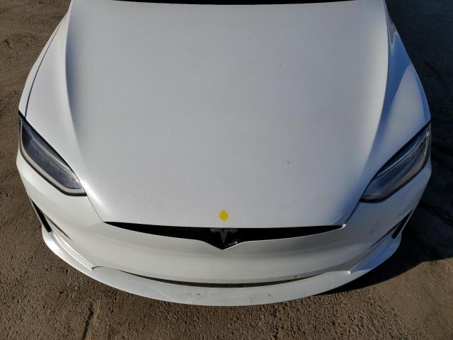 7SAXCBE57PF378434 - 2023 TESLA MODEL X WHITE photo 12