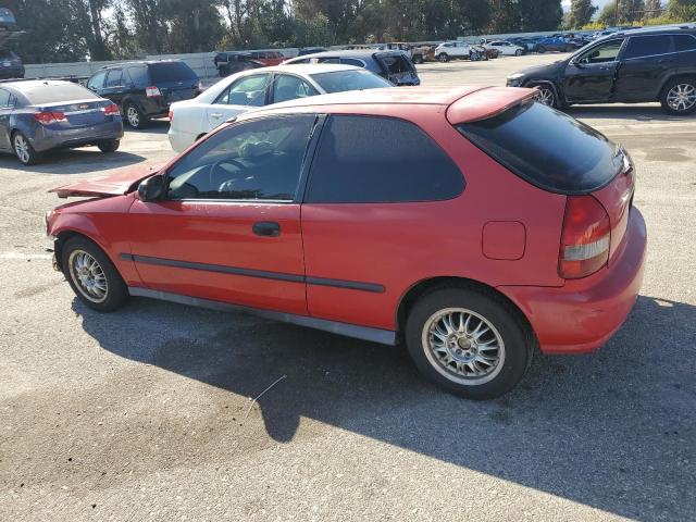 2HGEJ6442XH108503 - 1999 HONDA CIVIC EX DX RED photo 2