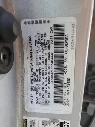 1NXBR32EX5Z484442 - 2005 TOYOTA COROLLA CE SILVER photo 13