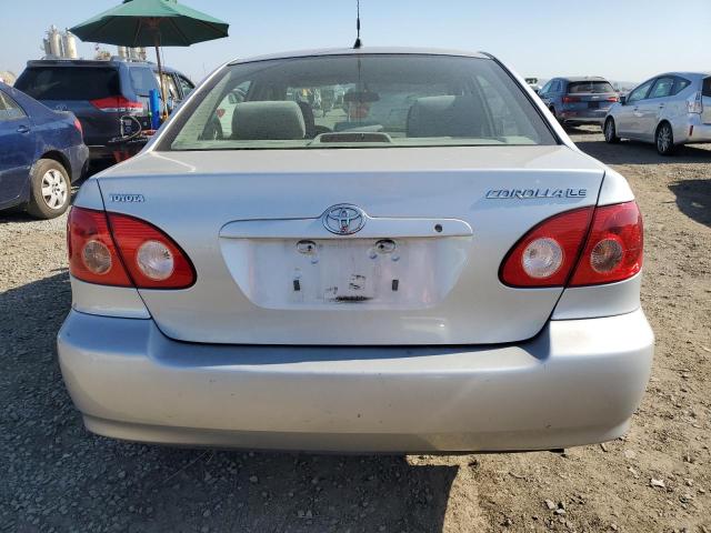 1NXBR32EX5Z484442 - 2005 TOYOTA COROLLA CE SILVER photo 6