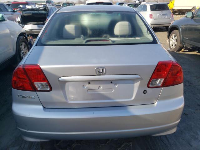 1HGES16344L006123 - 2004 HONDA CIVIC DX VP Gümüş foto 6