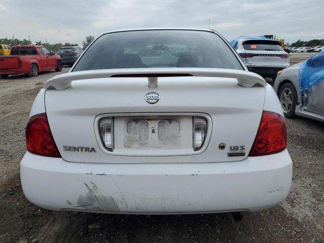 3N1CB51D16L516209 - 2006 NISSAN SENTRA 1.8 WHITE photo 6