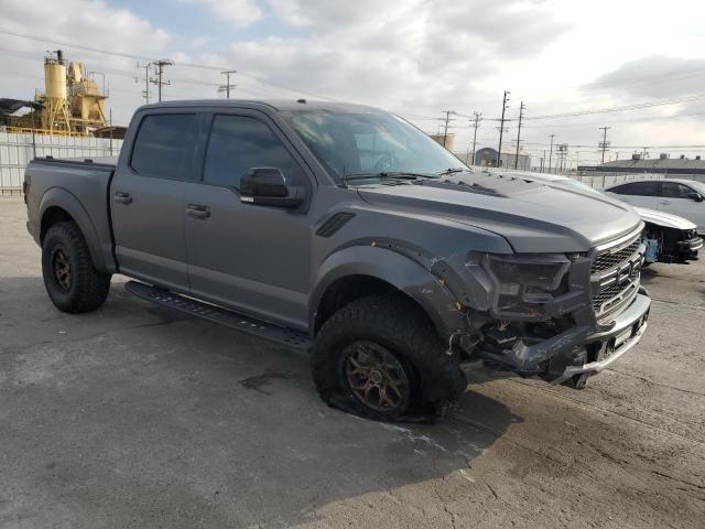 1FTFW1RGXJFB45303 - 2018 FORD F150 RAPTOR GRAY photo 4