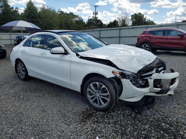 55SWF4KB7FU033858 - 2015 MERCEDES-BENZ C 300 4MATIC WHITE photo 4