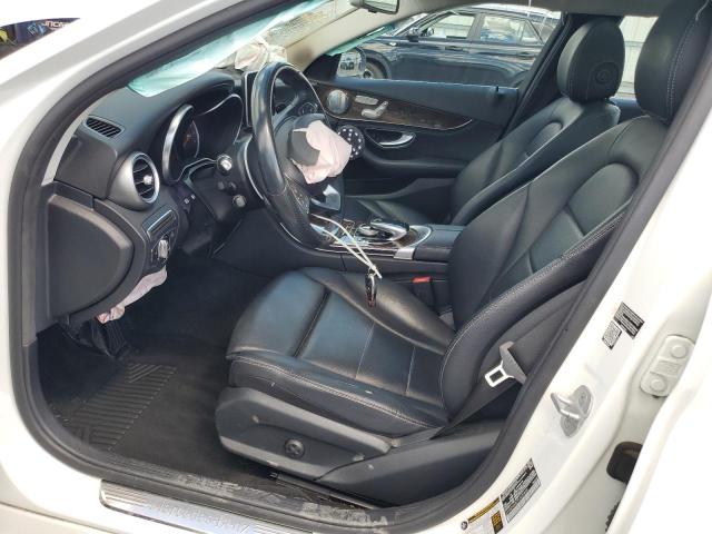55SWF4KB7FU033858 - 2015 MERCEDES-BENZ C 300 4MATIC WHITE photo 7