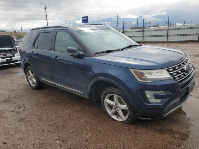 1FM5K8D80GGC05863 - 2016 FORD EXPLORER XLT Mavi foto 4